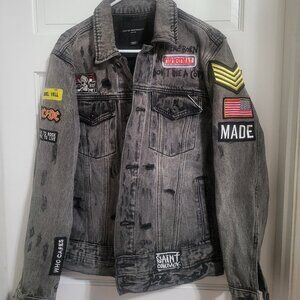 SOLD SOLD. Cult of Individuality Black Demin studded Jean Jacket